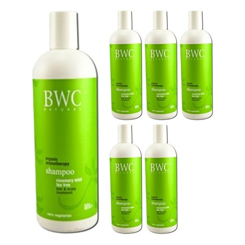 BWC 로즈마리 민트 티트리 샴푸, 59ml, 6개
