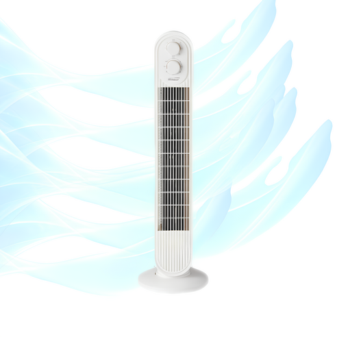 (한달 전기세 9990원 + 극추천 ) 아인리페 날개없는 선풍기 스탠드 리모컨 가정용 슬림형 저소음 타워팬, 1개