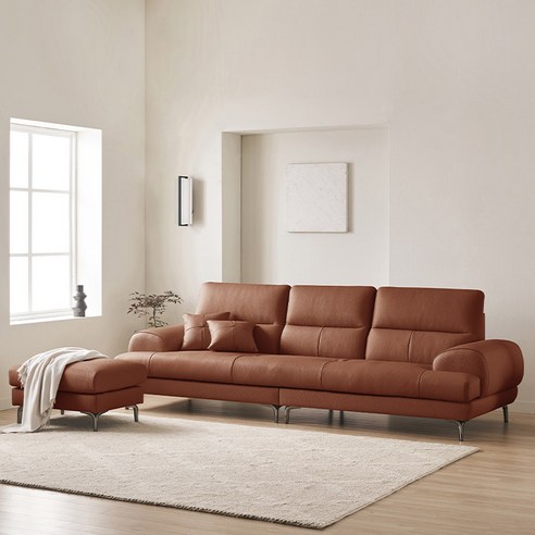 거실에 따스함을 더하다: 삼익가구 베이번 통가죽 소파, 후회없는 선택일까? 통가죽소파