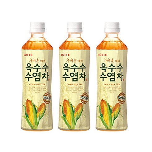 롯데칠성음료 가벼운 매력 옥수수 수염차