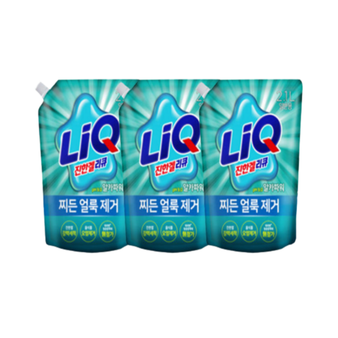 리큐 진한겔 알카파워 일반용 리필, 3개, 2.1L