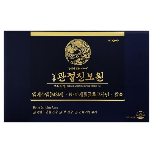 일동제약 관절 진보원 30포(1개월분) MSM 최신날짜, 2100ml, 5개