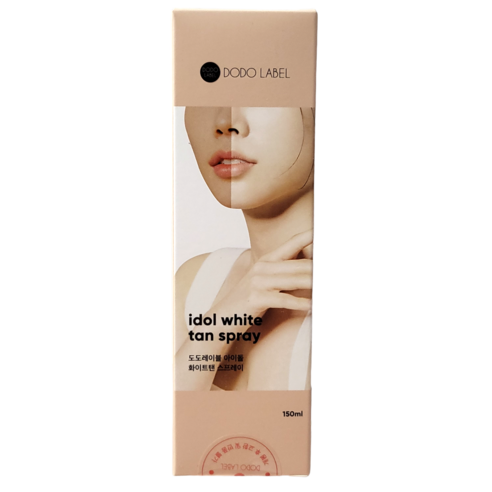 도도레이블 아이돌 화이트태닝 스프레이 150ml, 화이트, 1개