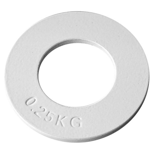 Xzante 분수 웨이트 미니 플레이트 근력 트레이닝 정확한 디스크 액세서리 화이트 0.25Kg, 하얀색