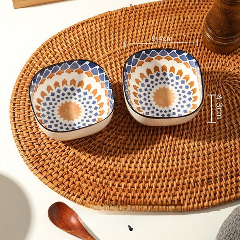 YAPOGI 보헤미안 국그릇: 당신의 식탁에 예술을 더하다