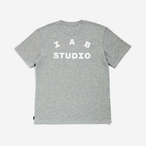 아이앱 스튜디오 앳 홈 티셔츠 그레이 IAB Studio At Home T-Shirt Gray -