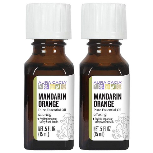 아우라카시아 퓨어 에센셜 오일 하트닝, Mandarin Orange, 2개
