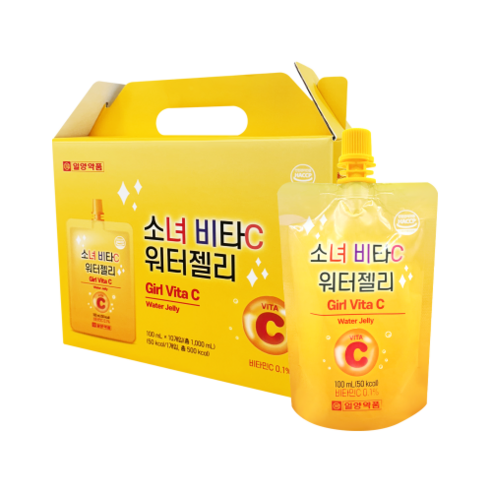 일양약품 소녀 비타C 워터젤리 100ml X 10포, 1개, 1000ml