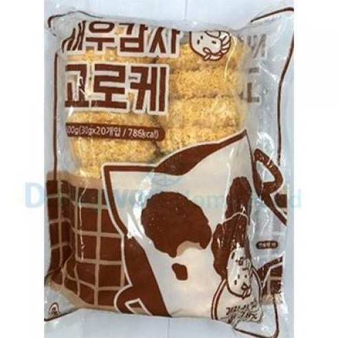 새우감자고로케 가토코 30gx20입 600g, 단품, 단품