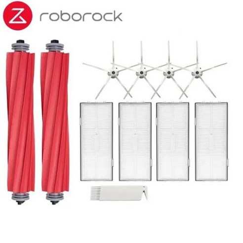 로봇 진공 청소기용 완전 교체 부품 키트 Roborock S7 T7S Plus, Black 4_2, 13 Black 4