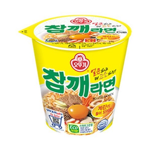 오뚜기 PC방 탑티어 참깨라면 컵 간편식 컵라면 65G, 10세트 - 컵라면 | 쿠팡