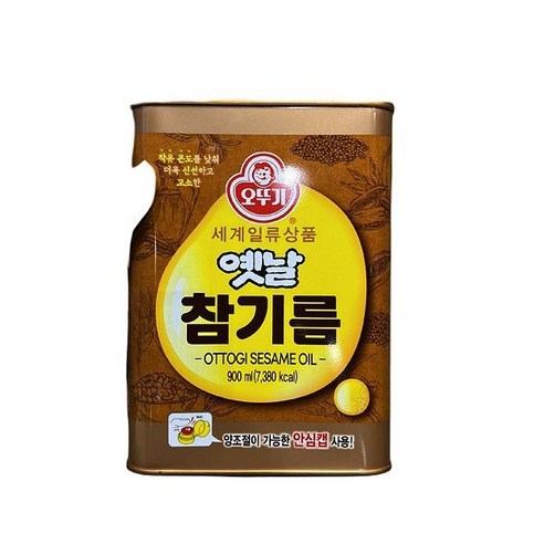 [무료배송]오뚜기 옛날참기름 900ml, 오뚜기 옛날 참기름 900ml 2개, 2개