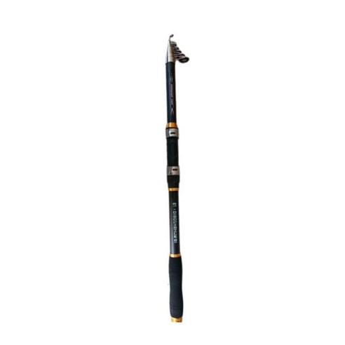 2.1m/2.4m/2.7m/3.0m/3.6m 망원경 낚싯대 대형 낚싯대, 2.4m, FRP, 검은 색