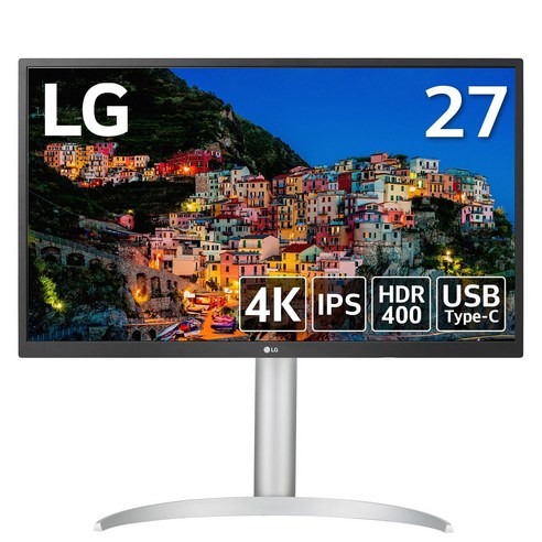 [Amazon.co.jp 한정] LG 모니터 디스플레이 27UP850N-W 27인치 4K DiHDR400 IPS 비광택DCI-P3 95% 플리커 세이프 기능높이 조절 피벗 대응USB-Type-C DP HDMI×23년 안심・무휘점 보증