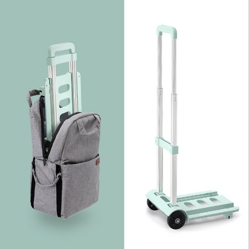 삶의 편리함을 더하는 마법, 미니 3단 접이식 폴딩 카트 미니접이식카트