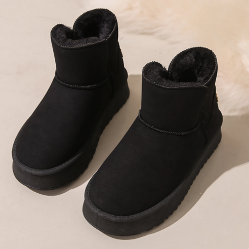 마지페 겨울 레터링 라벨 플랫폼 부츠