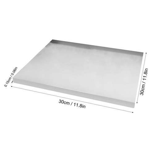 스테인레스 도마는 위생적이고 실용적입니다.