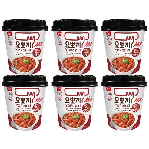 요뽀끼 화끈하고 매운 떡볶이, 140g, 36개