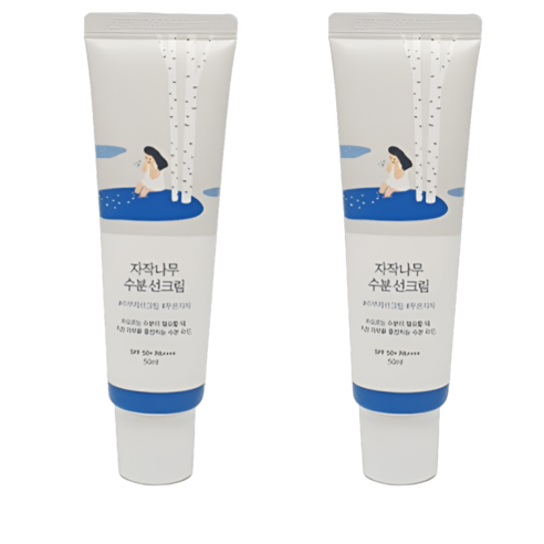 촉촉한 피부를 위한 선택, 라운드랩 자작나무 수분 선크림 1+1 기획으로 만나다 자작나무썬크림