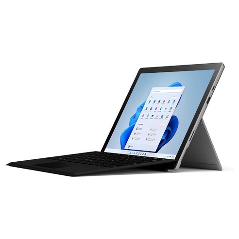 Microsoft Surface Pro 7+ 12.3인치 Intel Core i3 8GB 메모리 128GB SSD, Windows 11, 실버