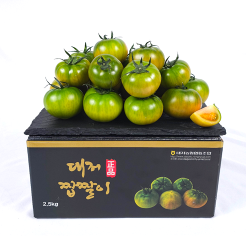 농협 인증 방금 재배한 특품 대저 짭짤이 토마토 tomato 2.5kg, 1박스, 농협인증 특품 대저 짭짤이 토마토 2.5kg/S-3S