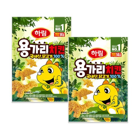 하림 용가리치킨 1kg 2봉