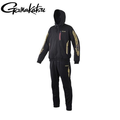 가마가츠 낚시복 G 스웨트 슈트 방한 동계 GM3714 블랙 골드