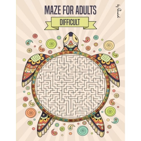 Maze for Adults Difficult: Maze puzzle book for adults-150 Difficult Mazes and Labyrinth- Big book o... Paperback, Marinescu Daniela-Mariana, English, 9784419048495