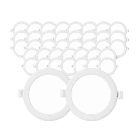 라인라이팅 LED 4인치 다운라이트 10W (벌레유입방지/방습), 40개, 주광색