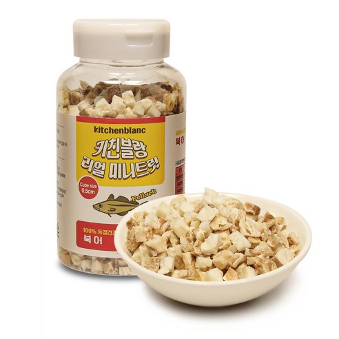 키친블랑 리얼 미니트릿 동결건조 고양이 간식, 북어 40g, 40g, 1개