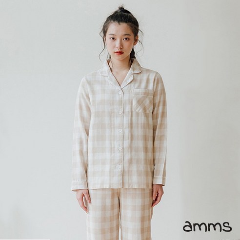 어머머스 라운지 커플 순면 잠옷 홈웨어