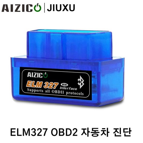 AIZICO ELM327 Android 용 미니 블루투스 OBD2 스캐너 차량 OBD2 진단 스캔 도구 점검 엔진 라이트 코드 판독기 토크 지원
