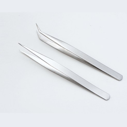 초정밀 쪽집게 턱수염뽑기 털제거용 인그로운헤어 왁싱용핀셋 제거 잘뽑히는, 커브형