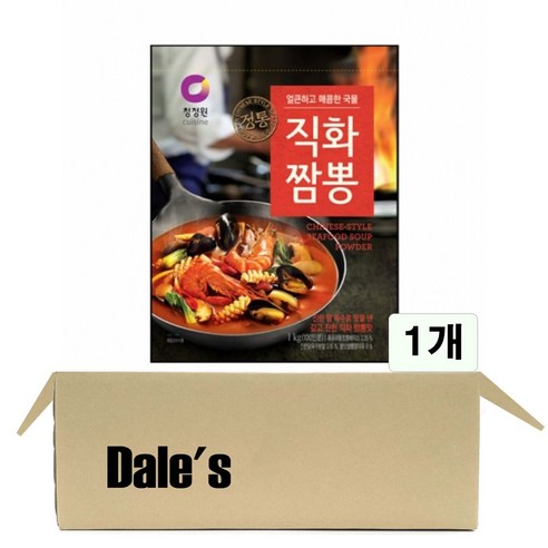 데일즈기획 대상 청정원 직화 짬뽕 1kg, 1개