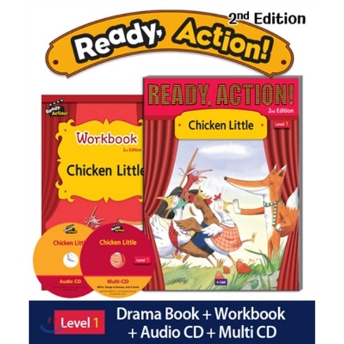 Ready Action. 1: Chicken Little(SB with CDs + WB), A List