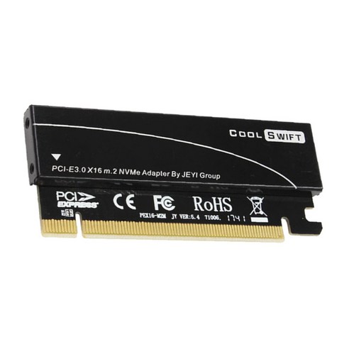 방열판이 있는 M2 확장 카드에 PCI X16을 어댑터에 연결하는 NVME M.2, 설명, 설명, 설명