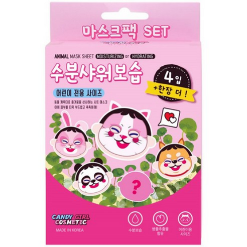 비앤씨 캔디걸 마스크팩 4종 + 랜덤 발송, 20g, 1개