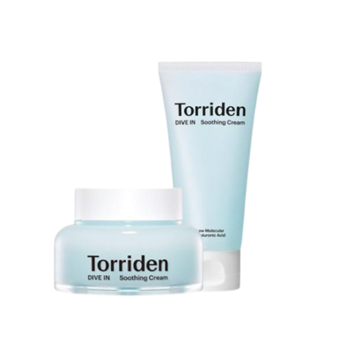 [Torriden] 토리든 순딩 수분크림 다이브인 저분자 히알루론산 수딩크림 더블기획 (100ml+100ml), 1개, 100ml