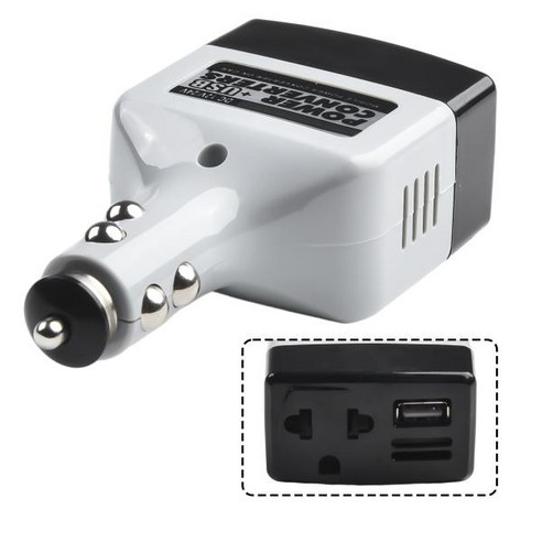 차량용 캠핑 1pcs 자동차 전원 인버터-12v 24v ~ 220V DC 어댑터-인버터 USB 콘센트 충전기-, 01 CHINA, 1개