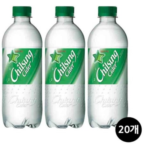 칠성사이다 업소용 PET, 500ml, 20개