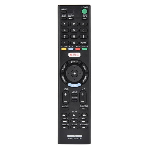 노 브랜드 Rmt-Tx100D Rmt-Tx101J Rmt-Tx101D Rmt-Tx100E Rmt-Tx10용 Sony Rmt-Tx102U용 스마트 TV 리모컨, 리모콘