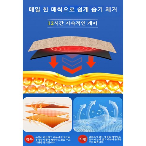 치습 혈자리 패치로 몸속 습기를 제거하고 건강하고 아름다운 라인을 되찾으세요!