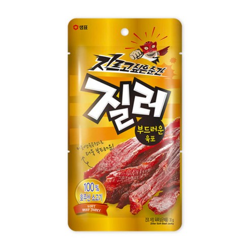 샘표 질러 부드러운 육포, 30g, 9개
