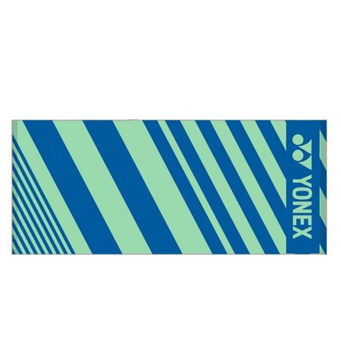 YONEX 스포츠 타월 화이트 AC1204CR, 그린/블루 AC1217CR(34*82cm)