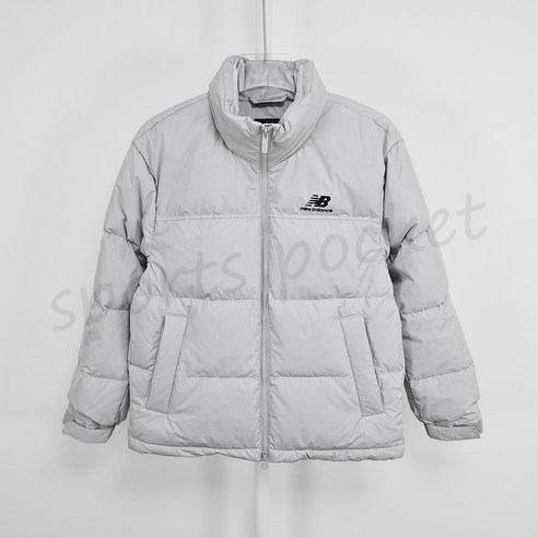 뉴발란스 NBNPD42913 라이트 그레이 UNI 액티브 숏 구스다운 (European Goose) 남자 여자 커플 패딩 다운점퍼