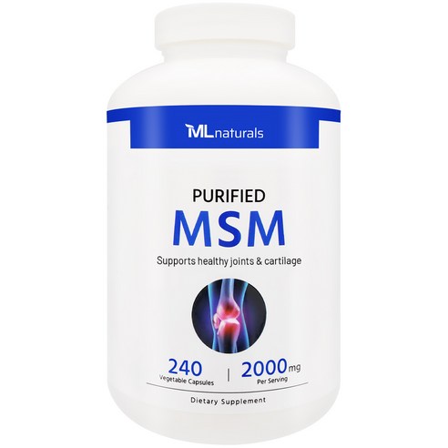 [미국번개배송] 착한명품 마이라이프 내추럴스 식이유황 MSM 2000mg 240정