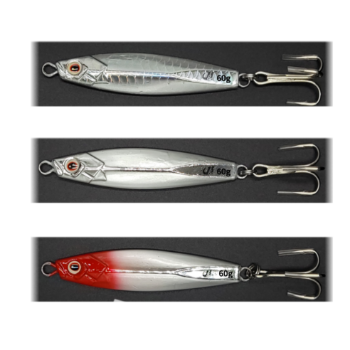 대삼치 메탈지그 60g~120g 프리폴지그 3개 셋트, 60g 3개 셋트