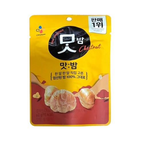 CJ제일제당 맛밤, 60g, 6개