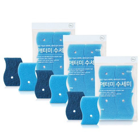 애터미 수세미 4개입, 3개
