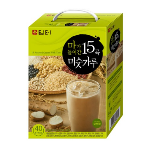 담터 마가 들어간 15곡 미숫가루, 800g, 1개, 15곡 미숫가루 40T, 40개
